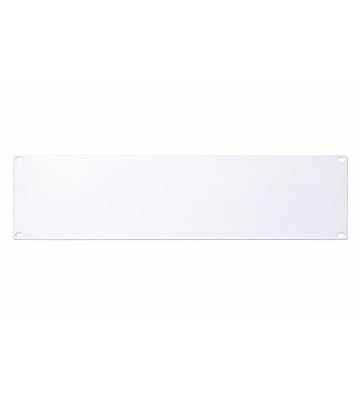 19 tommer dækpanel - 3U hvid