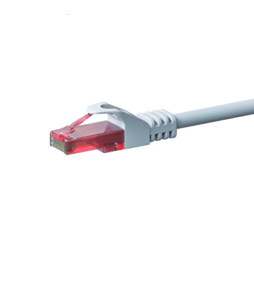 UTP CAT6 patchkabel 5m hvid - 100% kobber