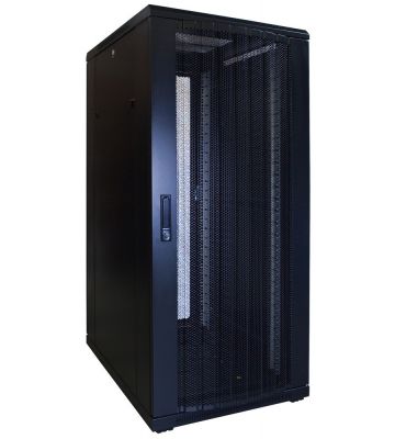 27U serverskab med perforeret låge 600x800x1400mm (BxDxH)