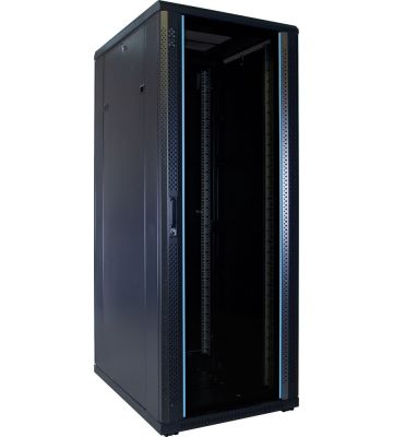32U serverskab med glaslåge 600x800x1600mm (BxDxH)