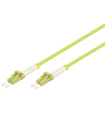 Fiberoptisk kabel LC-LC OM5 (laseroptimeret) 15m