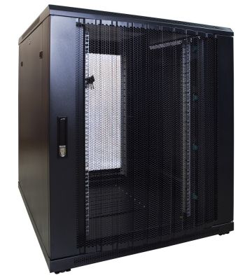 18U serverskab med perforeret låge 800x1000x1000mm (BxDxH)