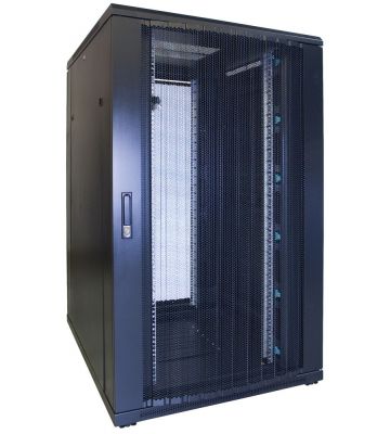 27U serverskab med perforeret låge 800x1000x1400mm (BxDxH)