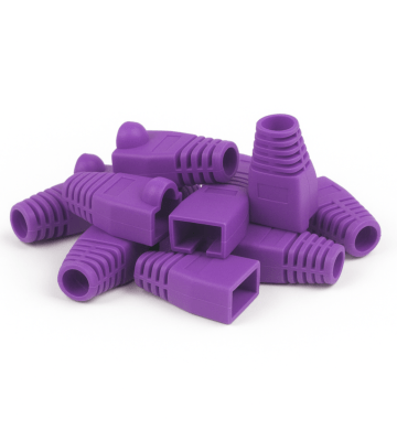 DANICOM RJ45 Kabelgennemføring Lilla - 10 stk