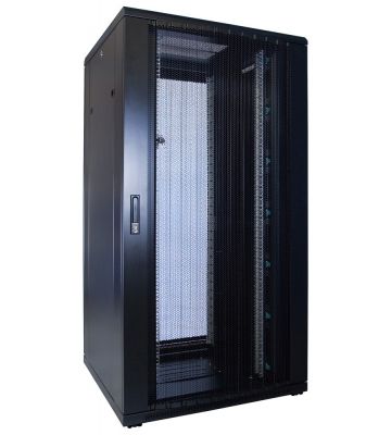 32U serverskab med perforeret låge 800x800x1600mm (BxDxH)