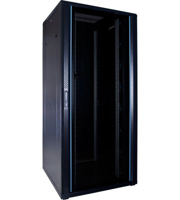 37U serverskab med glaslåge 800x800x1800mm (BxDxH)