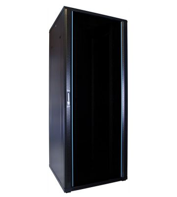 42U serverskab med glaslåge 800x800x2000mm (BxDxH)