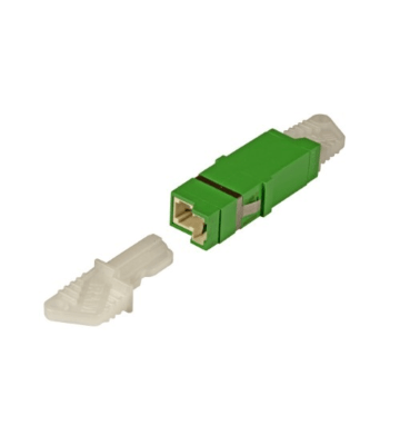 Singlemode keystone kobling E2000-E2000 simplex grøn