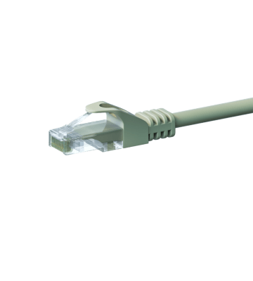 UTP CAT5e patchkabel 15m grå - 100% kobber
