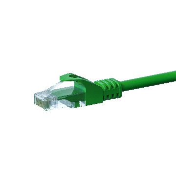 UTP CAT5e patchkabel 30m grøn - 100% kobber