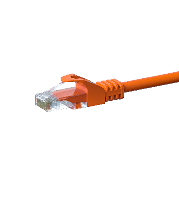 UTP CAT5e patchkabel 50m orange - 100% kobber