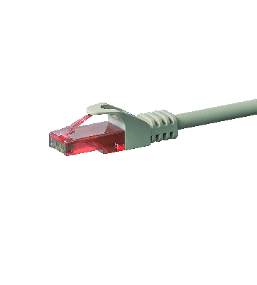 UTP CAT6 patchkabel 7,5m grå - 100% kobber