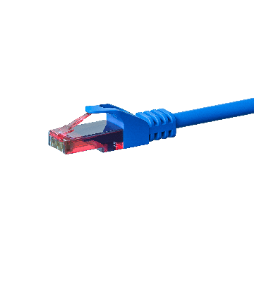 UTP CAT6 patchkabel 15m blå - 100% kobber
