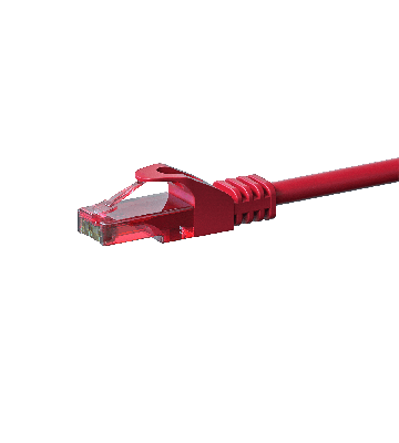 UTP CAT6 patchkabel 50m rød - 100% kobber
