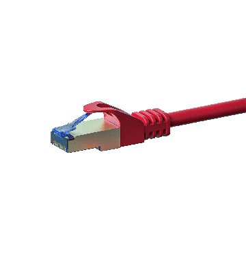 CAT6a S/FTP (PIMF) patchkabel 1,50m rødt
