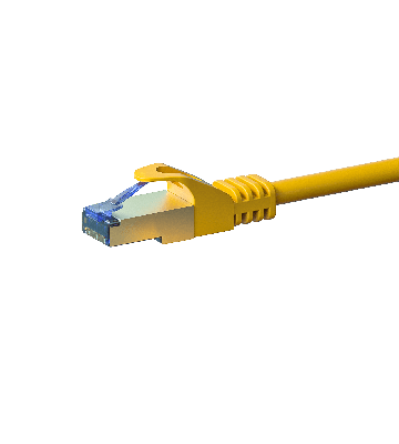 CAT6a S/FTP (PIMF) patchkabel 7,50 m gul