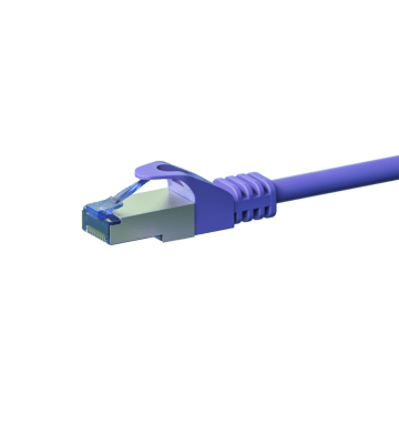 CAT6a S/FTP (PIMF) patchkabel 5m lilla