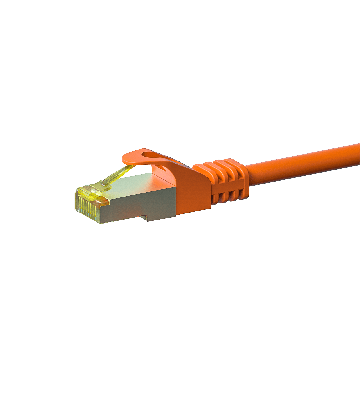 Cat7 S/FTP (PIMF) patchkabel 1m orange