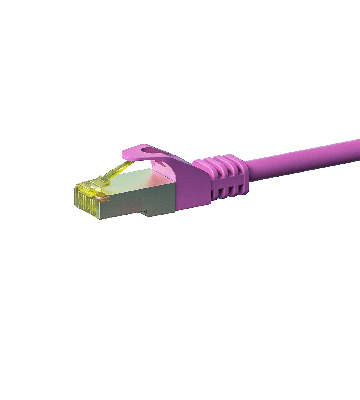 Cat7 S/FTP (PIMF) patchkabel 7,50 m pink