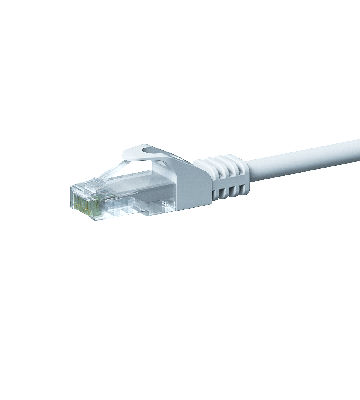 CAT5e UTP patch kabel 7,50m hvid - CCA