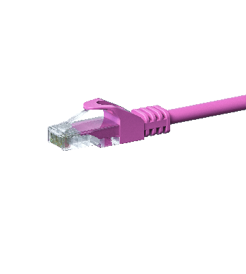 CAT5e UTP patch kabel 15m pink - CCA