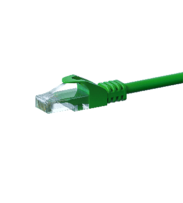 CAT6 UTP patch kabel 0,50m grøn - CCA