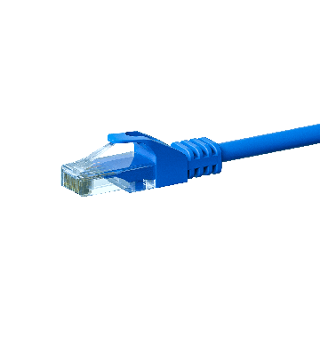 CAT6 UTP patch kabel 0,50m blå - CCA