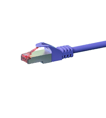 CAT6 S/FTP (PIMF) patchkabel 10m lilla