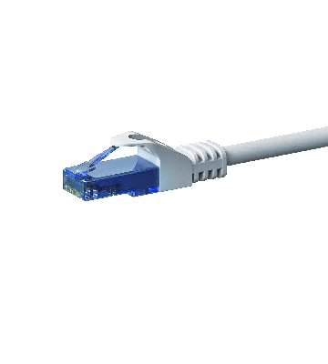 UTP CAT6a patchkabel 7,50m hvid - 100% kobber