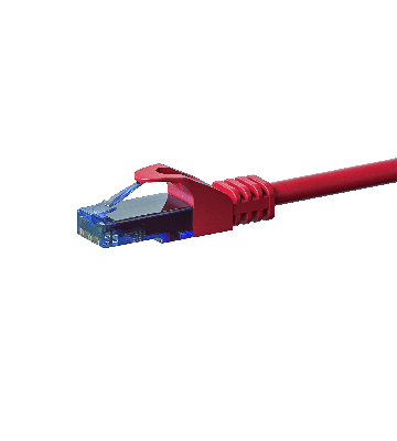 UTP CAT6a patchkabel 50m rød - 100% kobber