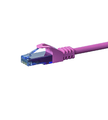 UTP CAT6a patchkabel 30m pink - 100% kobber