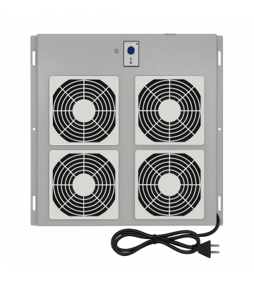Ventilatorpakke med 4 blæsere og termostat velegnet til udendørs serverskabe