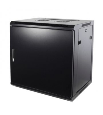 9U vægskab med metaldør 600x450x500mm (BxDxH)