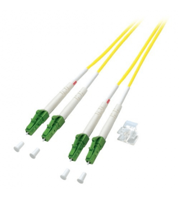 OS2 duplex fiberoptisk kabel LC/APC-LC/APC 20m