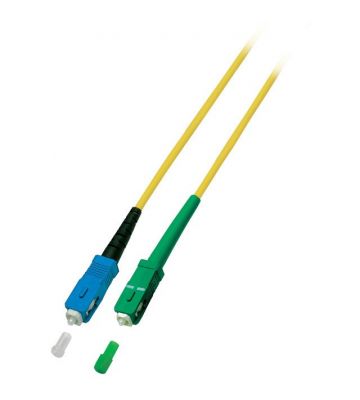 OS2 simplex fiberoptisk kabel SC/APC-SC 15m
