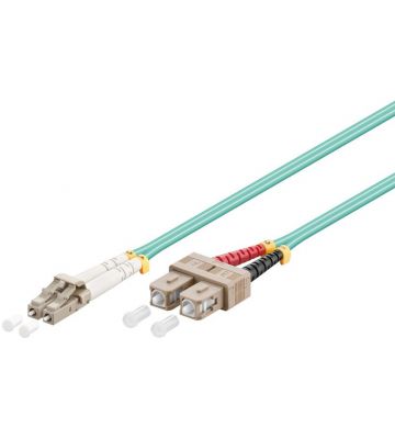 Fiberoptisk kabel LC-SC OM3 15m