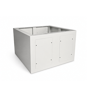 Sokkel til 19 tommer udendørs serverskab 600x800x400mm (BxDxH)