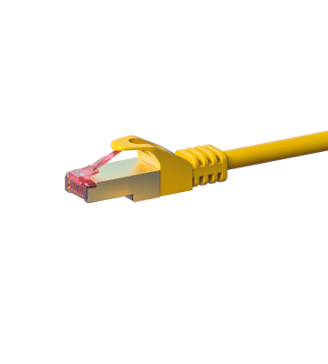 CAT6 S/FTP (PIMF) patchkabel 5m gul