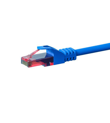 UTP CAT6 patchkabel 5m blå - 100% kobber