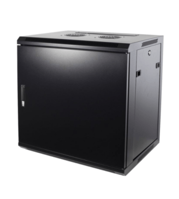 9U vægskab med metaldør 600x600x500mm (BxDxH)