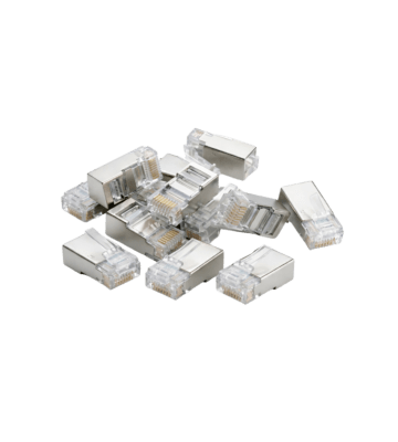 DANICOM FTP CAT6 RJ45 Stik - til stiv kerne - 10 stk