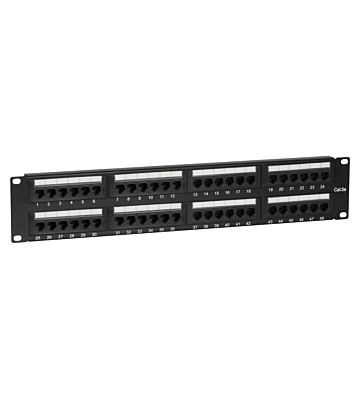 CAT5e UTP patch panel - 48 porte