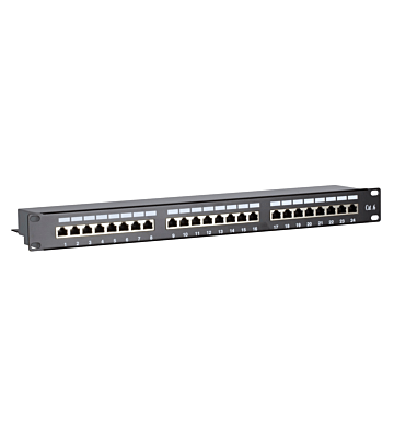 CAT6 FTP patch panel - 24 porte