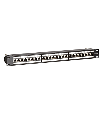 CAT6a STP patch panel - 24 porte