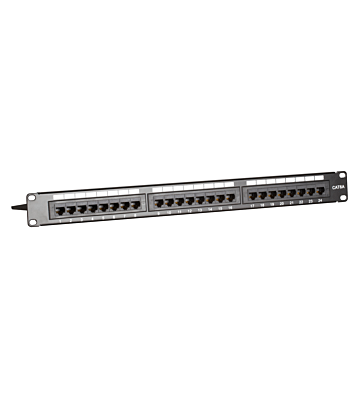 CAT6a UTP patch panel - 24 porte