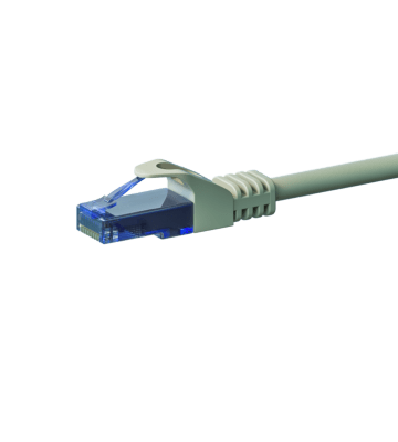 UTP CAT6a patchkabel 2m grå - 100% kobber