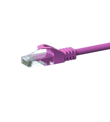CAT6 UTP patch kabel 5m pink - CCA