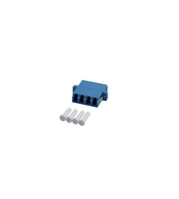 Single-mode kobling 4-vejs LC-LC quad blå