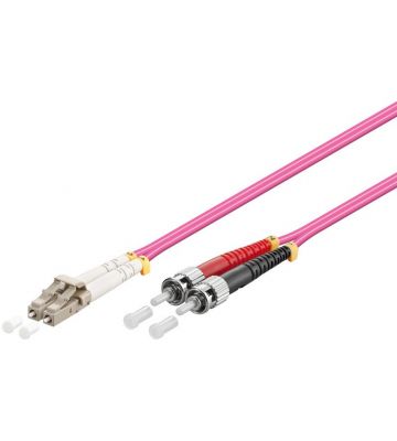 Fiberoptisk kabel LC-ST OM4 2m
