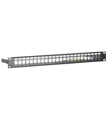 STP patch panel til keystones - 24 porte